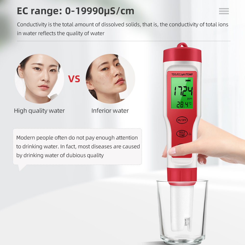 Medidor de ph à prova d'água,  - Ph Meter Digital Water Tester avaliação e preço