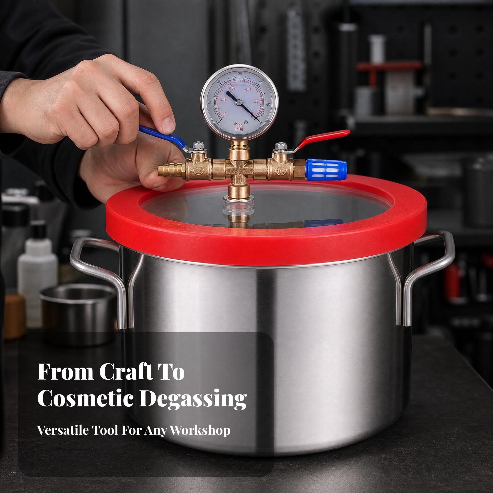 Kit de Câmara de Desgaseificaç - Vacuum Chamber Kit With Pump avaliação e preço